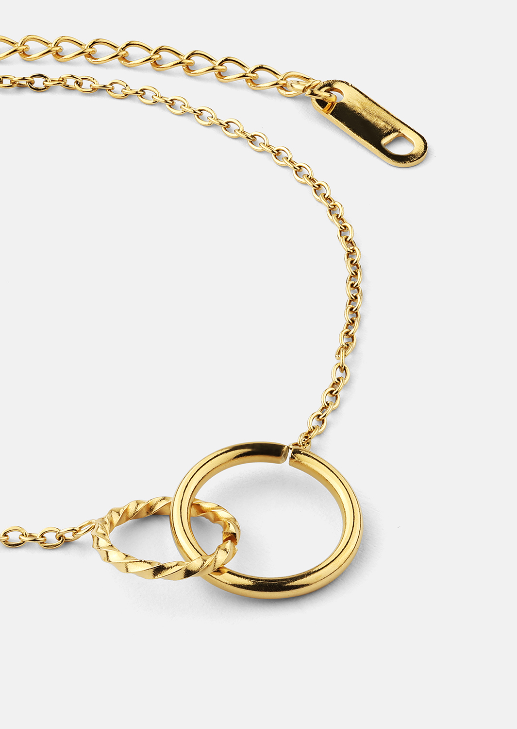 Armbånd Duo Rings - 18k Gullbelagt