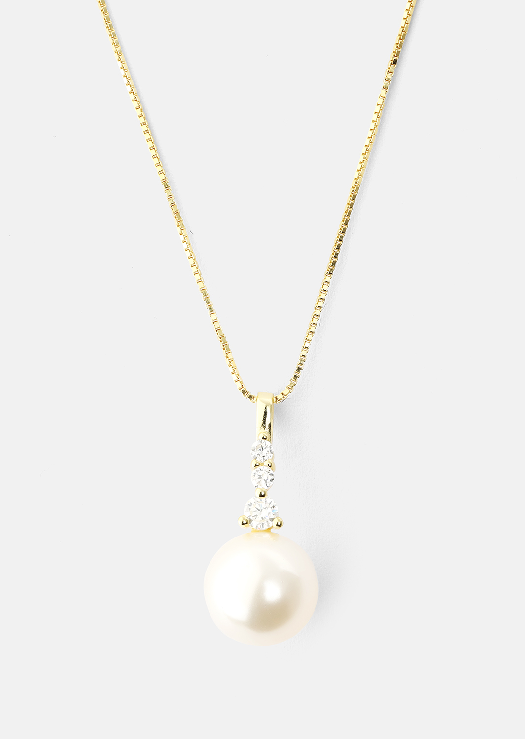 Halskjede Isla Pearl - 18k Gullbelagt