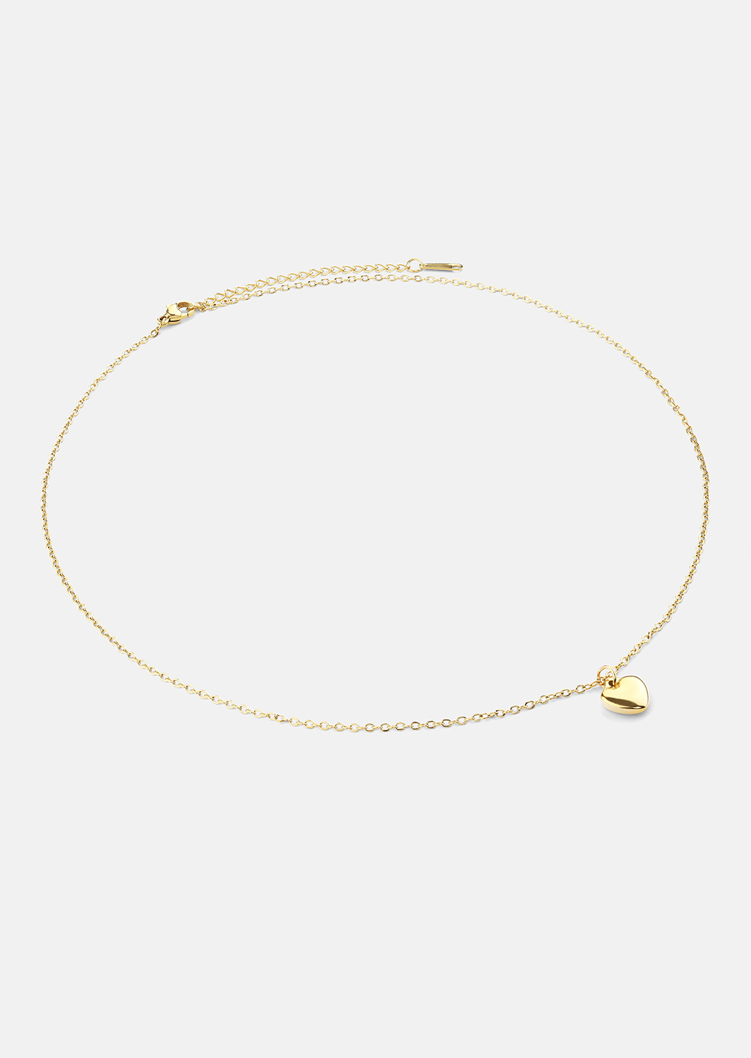 Halskjede Heartbeat- 18k Gold Plated