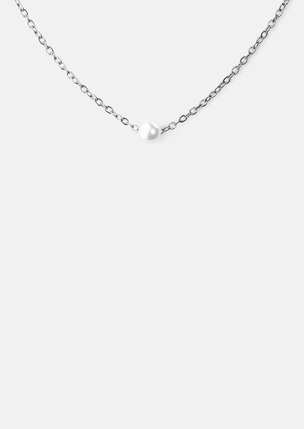 Halskjede Pearl Grace – Silver Plated