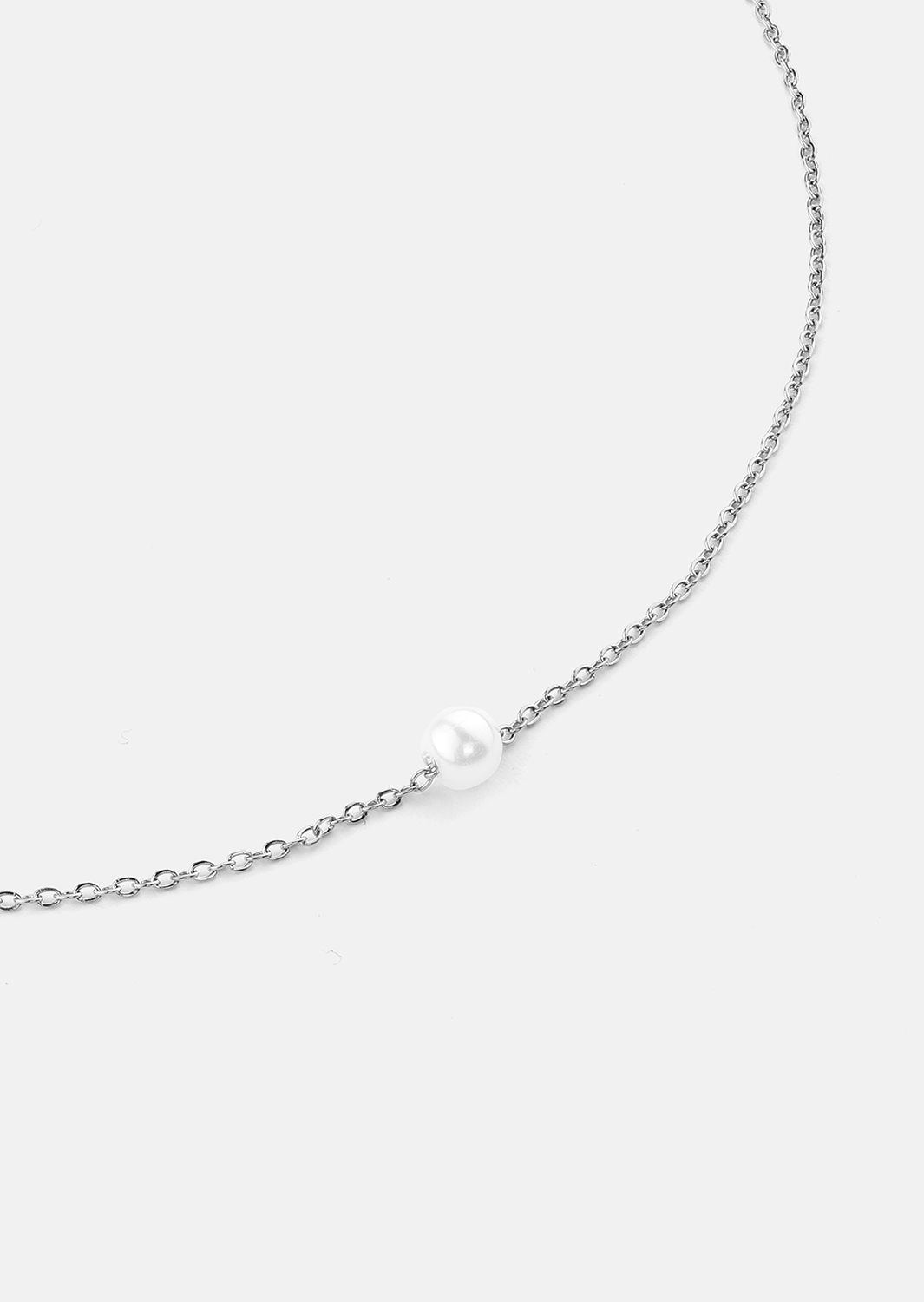 Halskjede Pearl Grace – Silver Plated