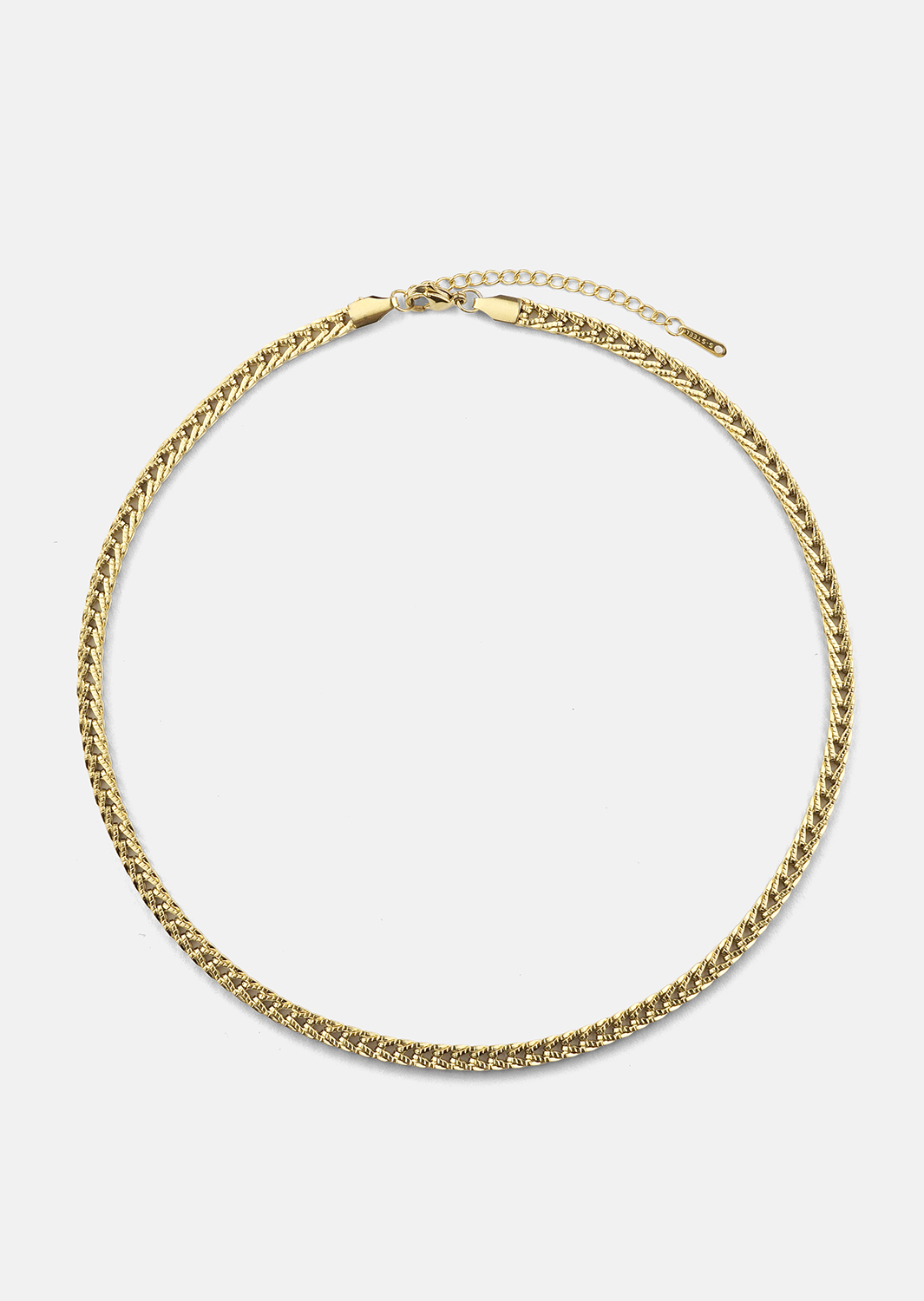 Halskjede Ember Braid – 18k Gullbelagt