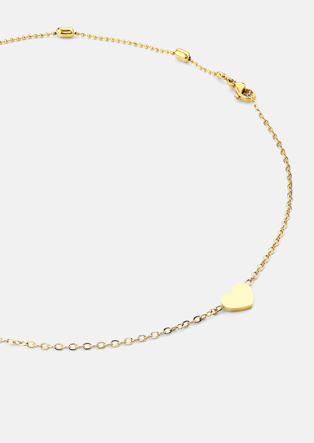 Armbånd Heart Chain – 18k Gold Plated
