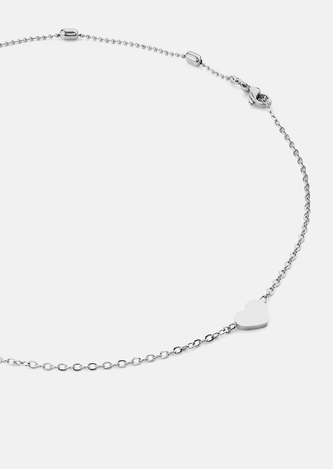 Armbånd Heart Chain – Sølvbelagt