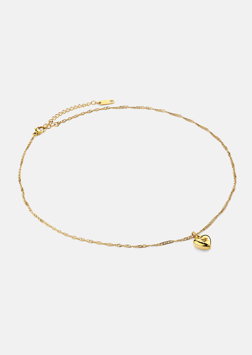 Halskjede Heartshine – 18k Gullbelagt