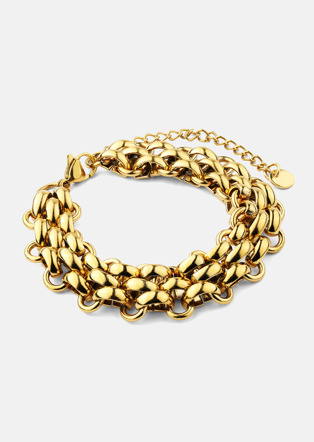 Armbånd Power Link - 18k Gullbelagt