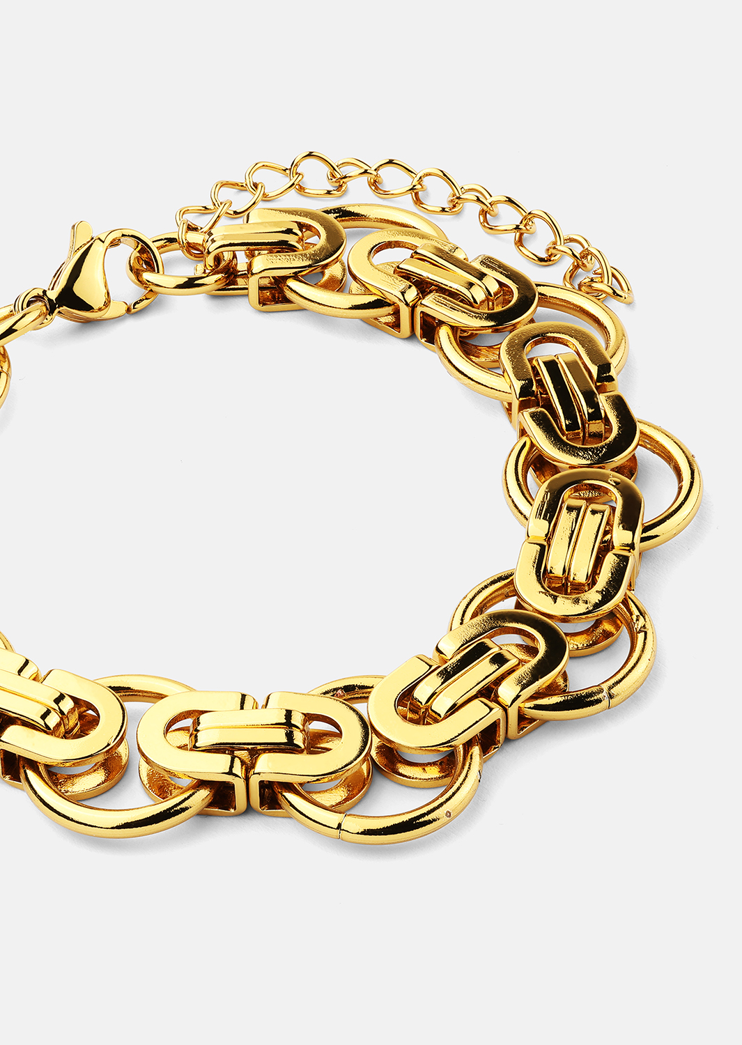 Armbånd Geo Loop - 18k Gullbelagt