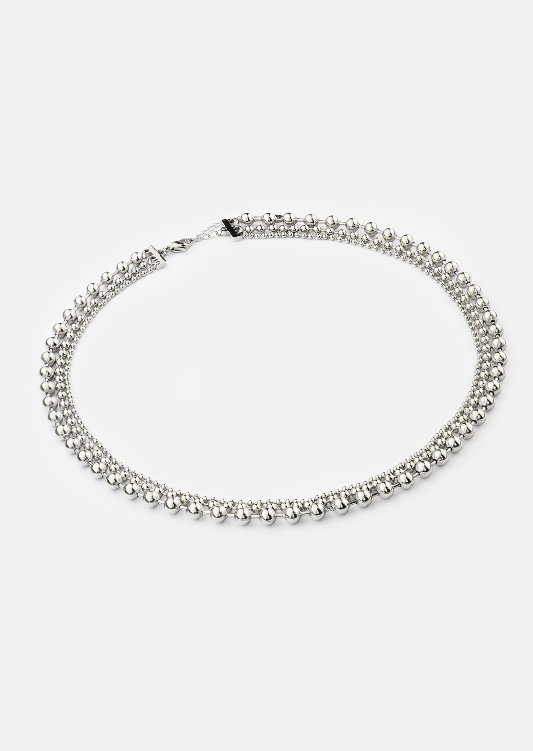 Halskjede Layered Shine – Sølvbelagt