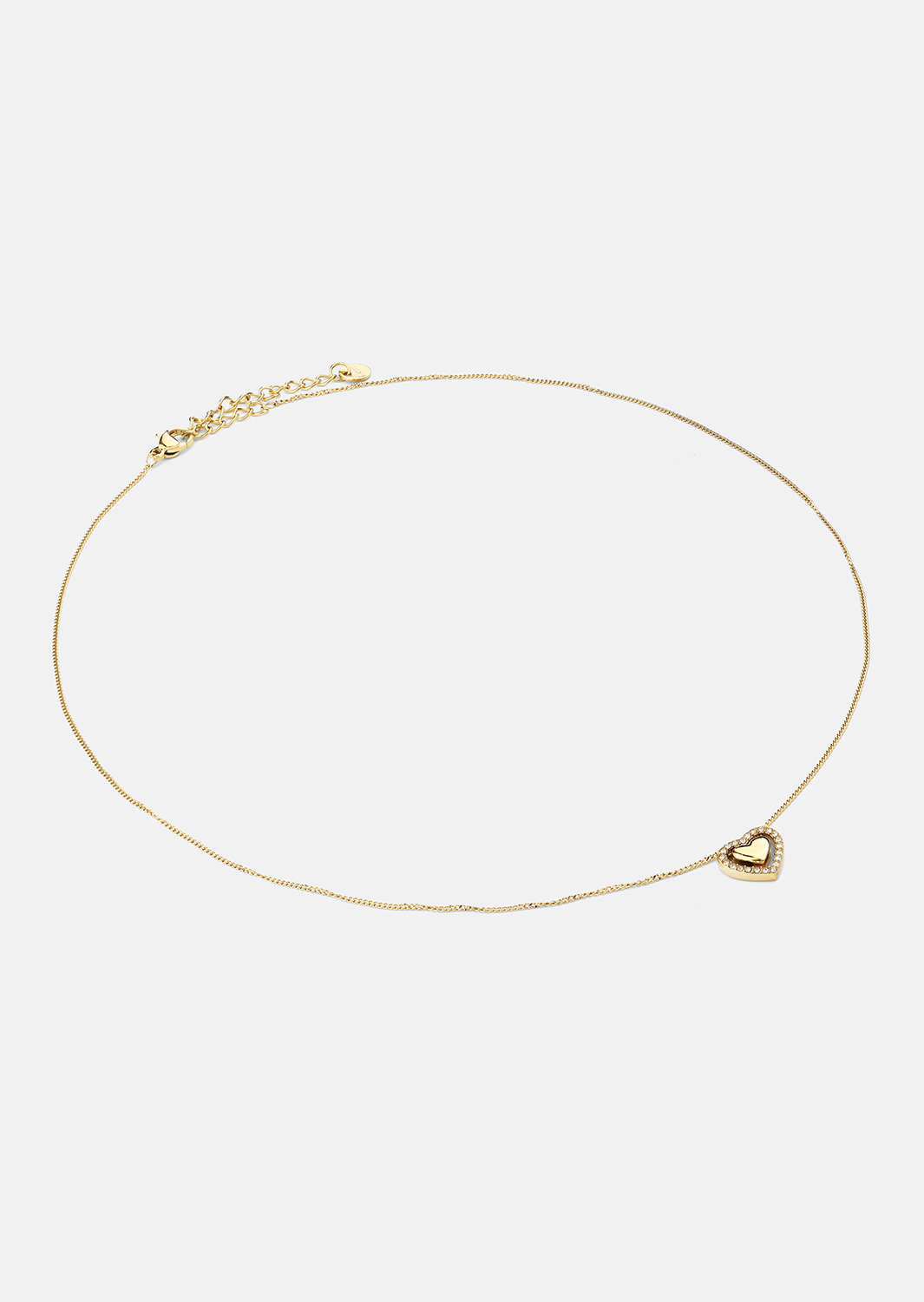 Halskjede Golden Heart - 18k Gullbelagt
