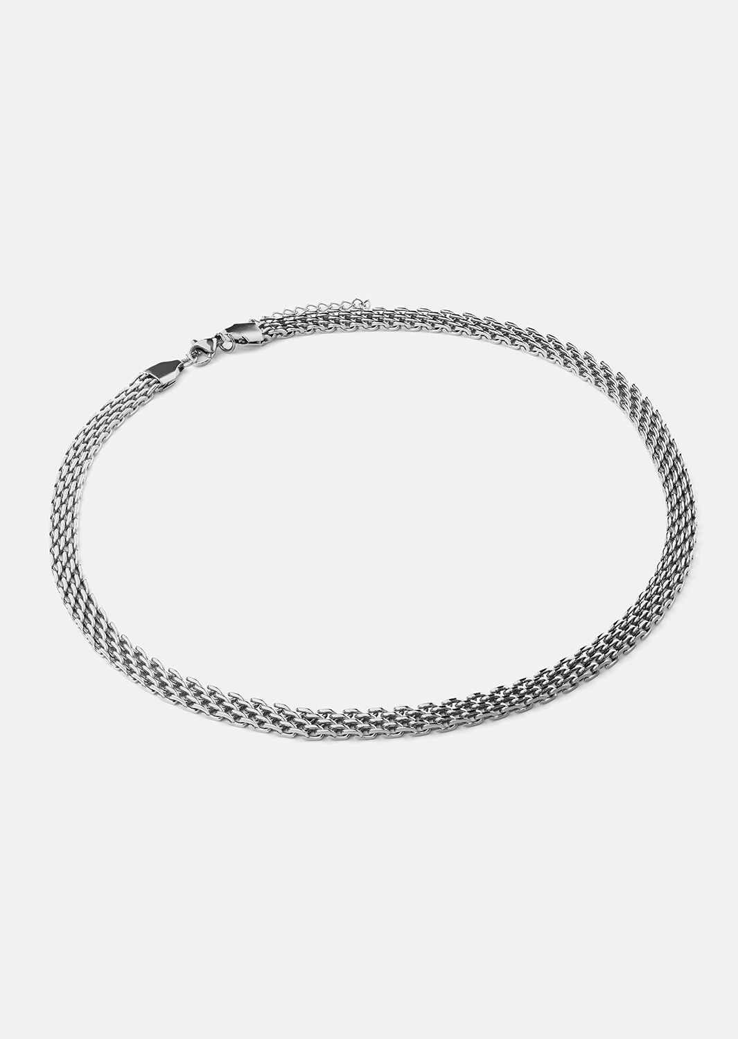 Halskjede Twilight Chain Choker – Sølvbelagt