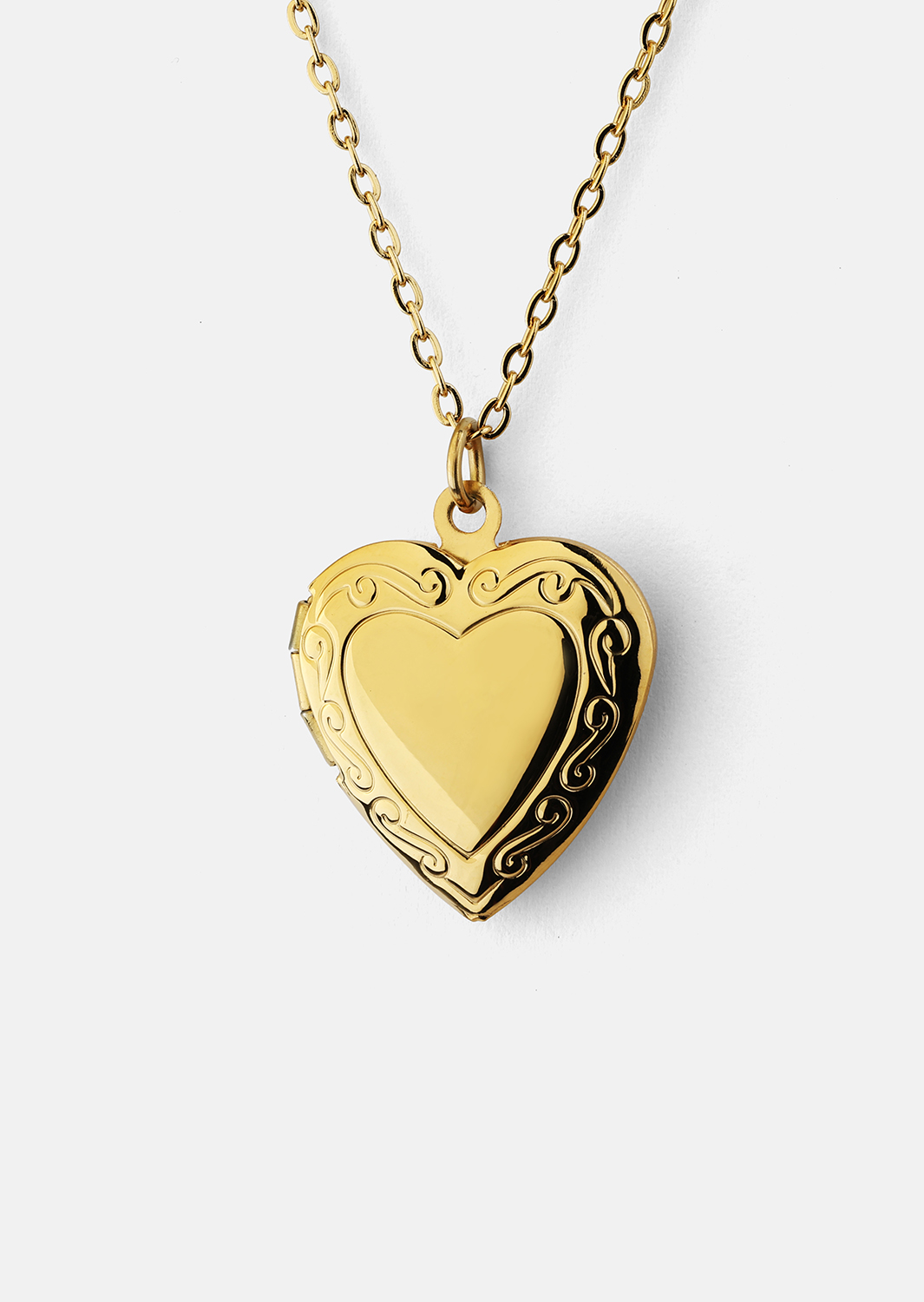 Halskjede Golden Heart big - 18k Gold Plated