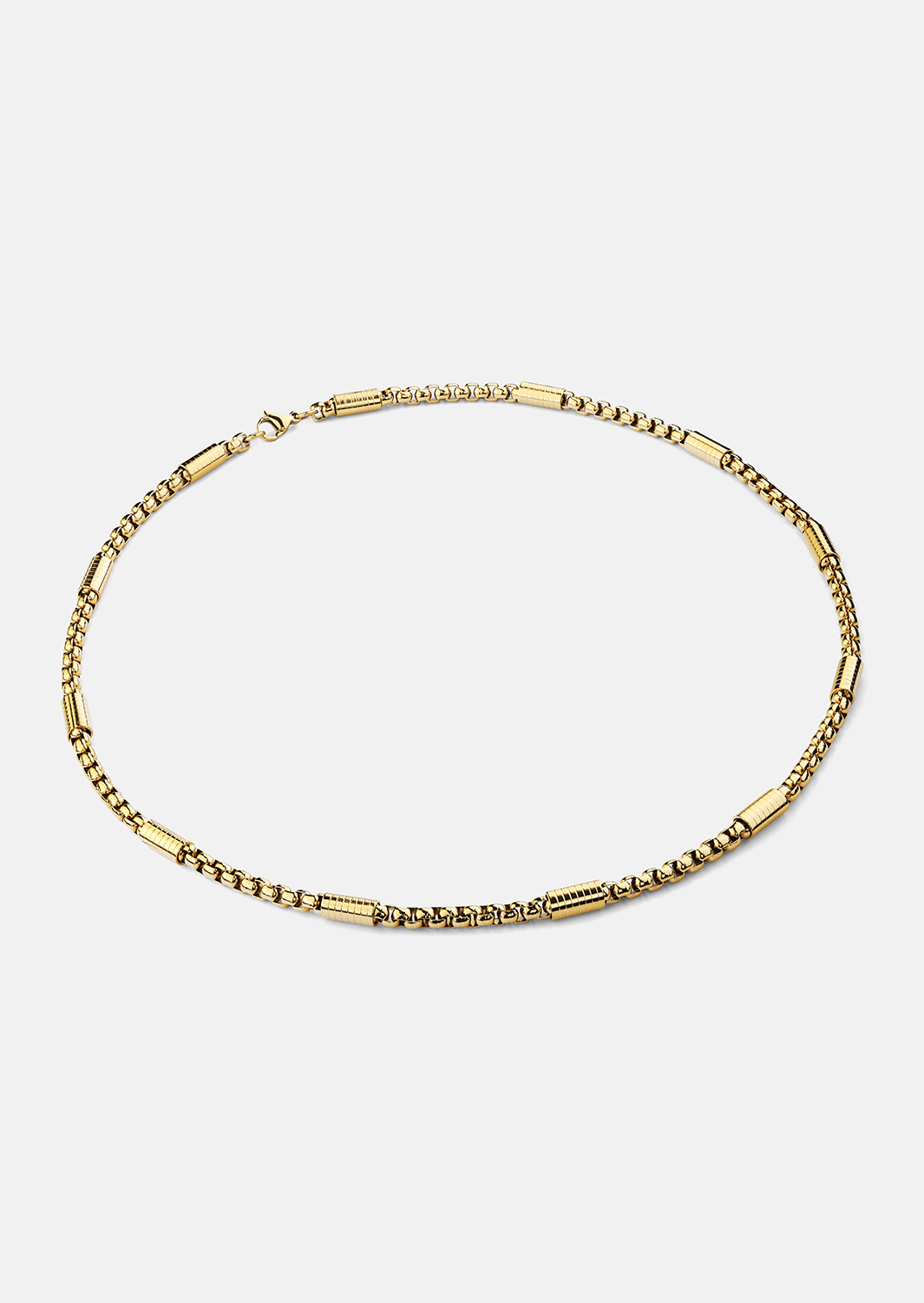 Halskjede Cylindra – 18k Gullbelagt