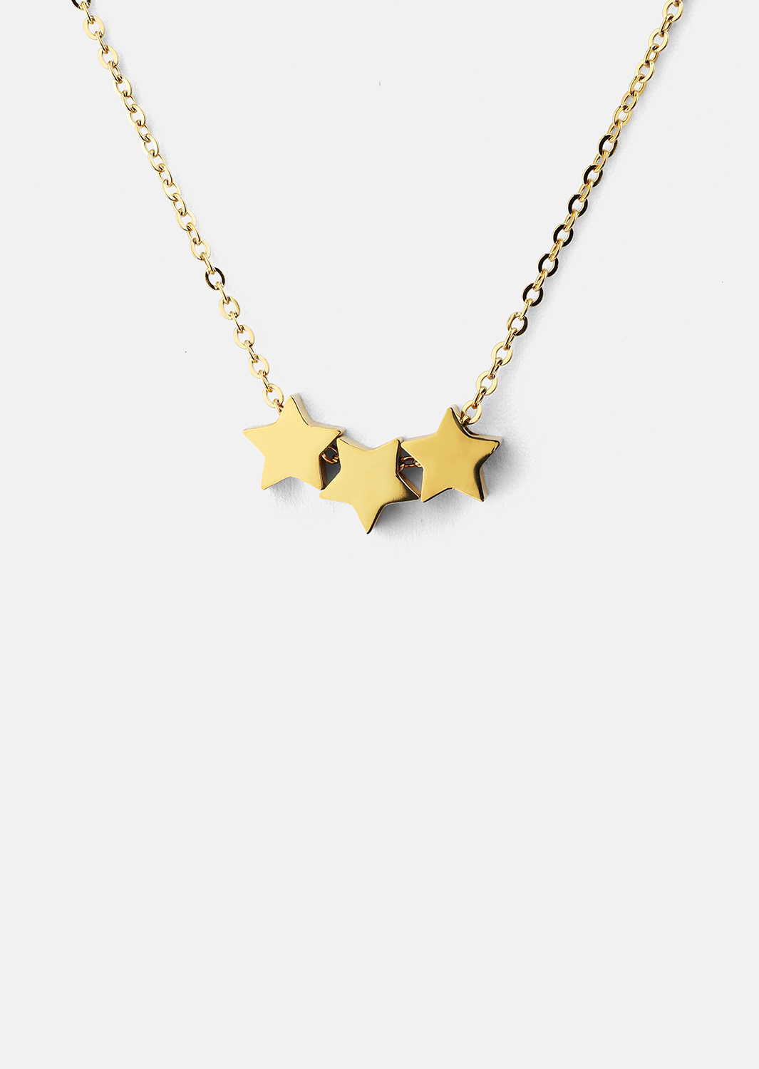 Halskjede Stjärntrio – 18k Gold Plated
