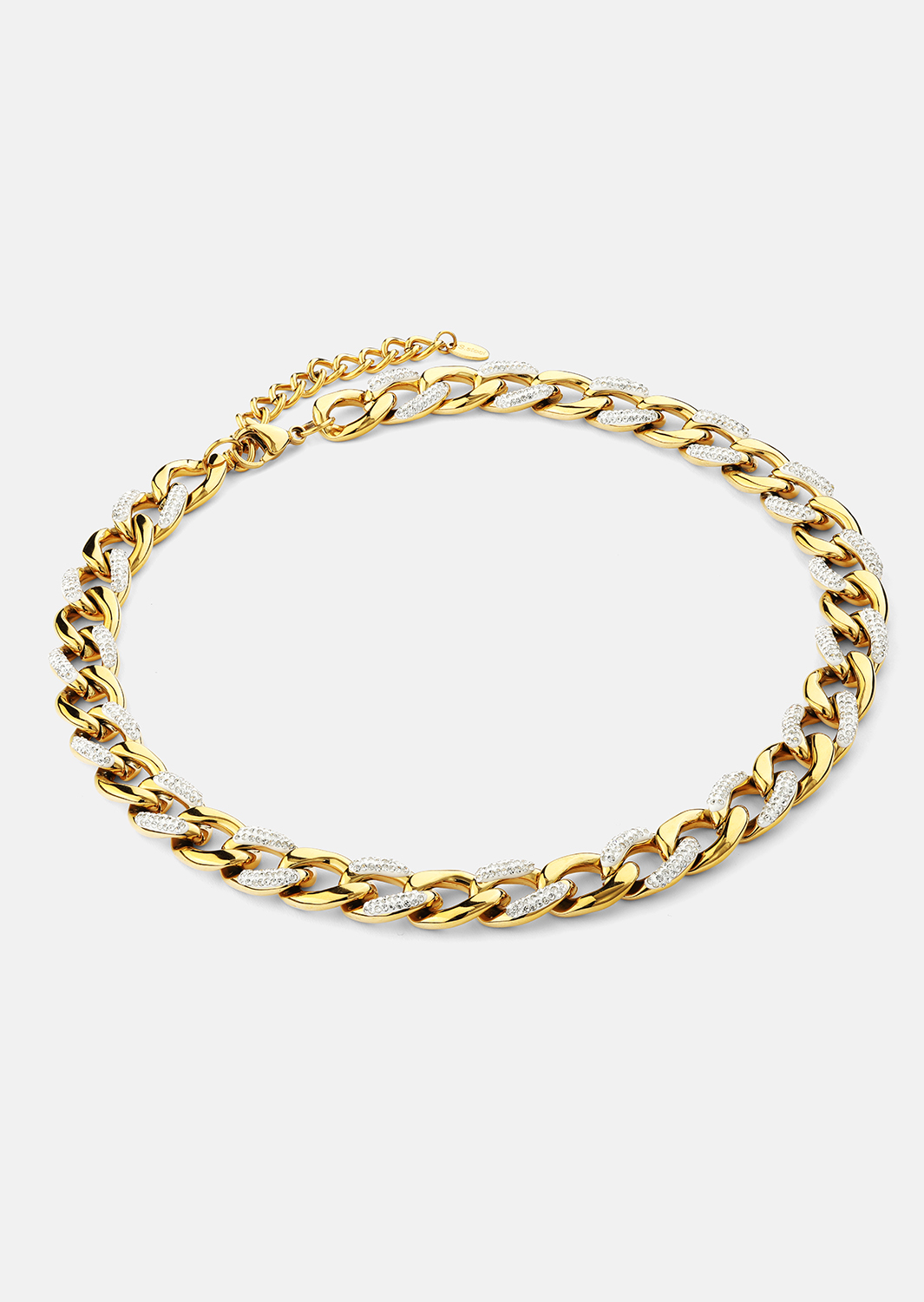 Halskjede Cuban Shine - 18k Gullbelagt