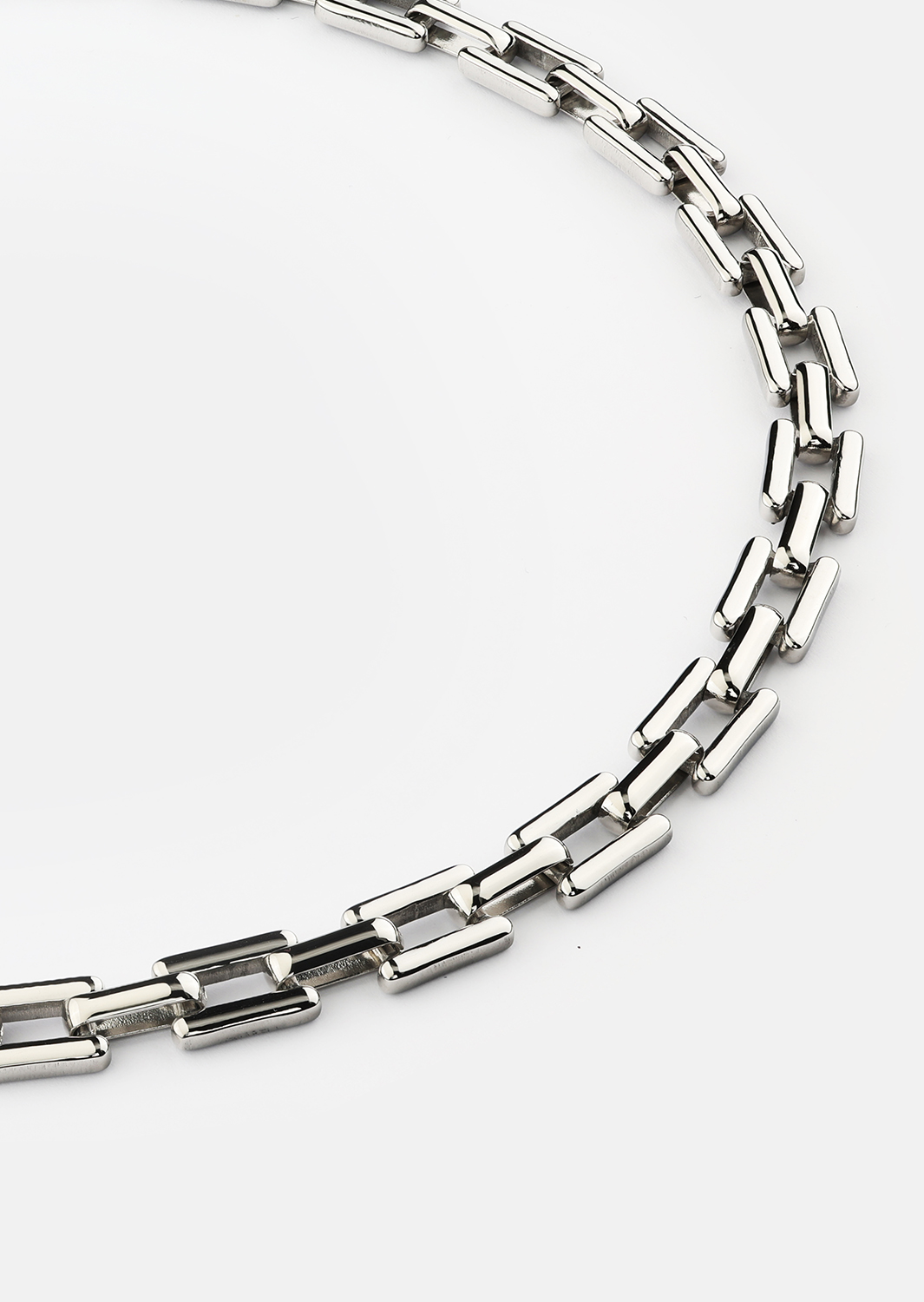 Halskjede Chain Link – Sølvbelagt