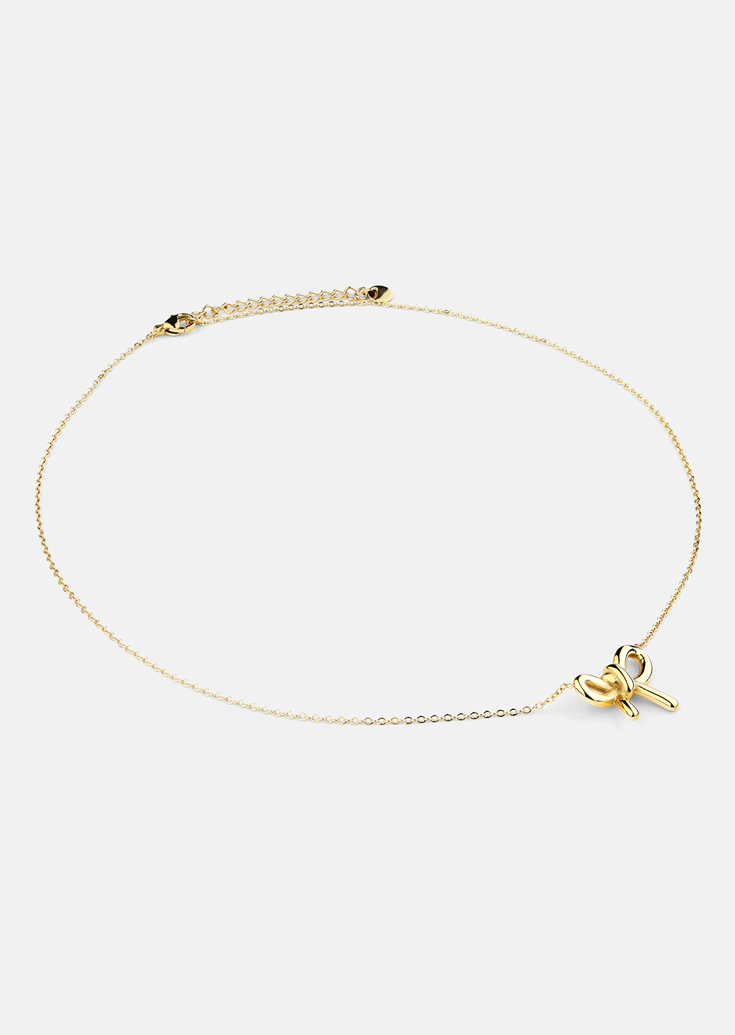 Halskjede Golden Bow - 18k Gullbelagt