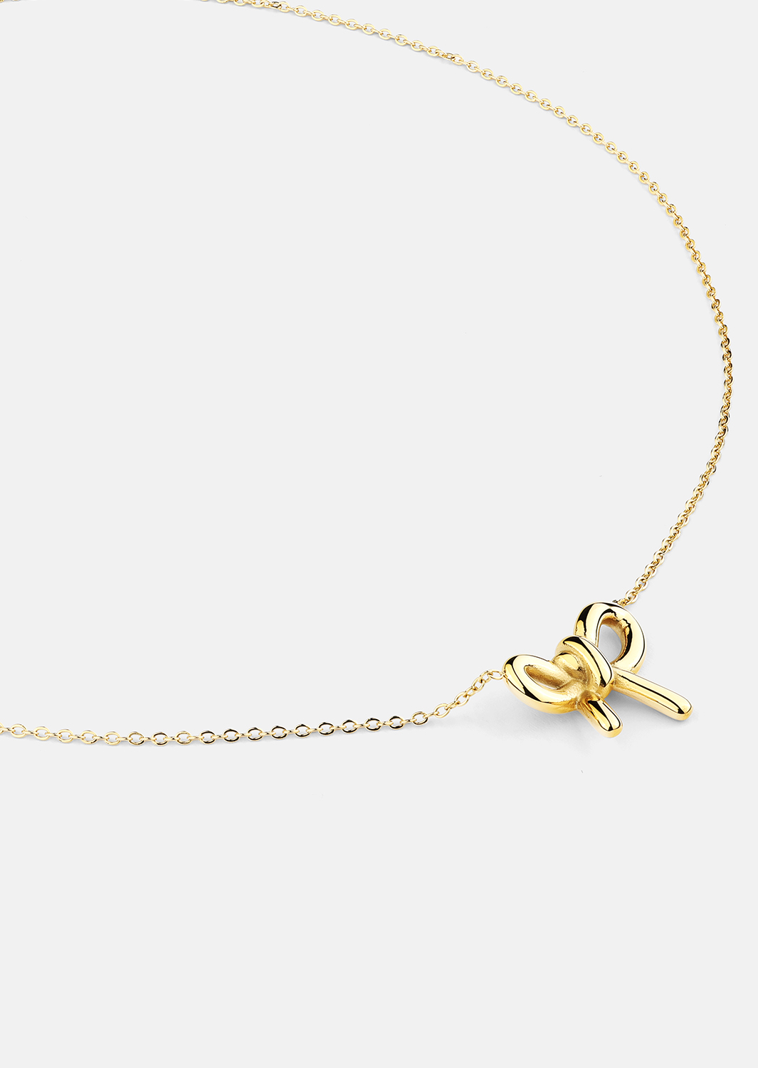 Halskjede Golden Bow - 18k Gullbelagt