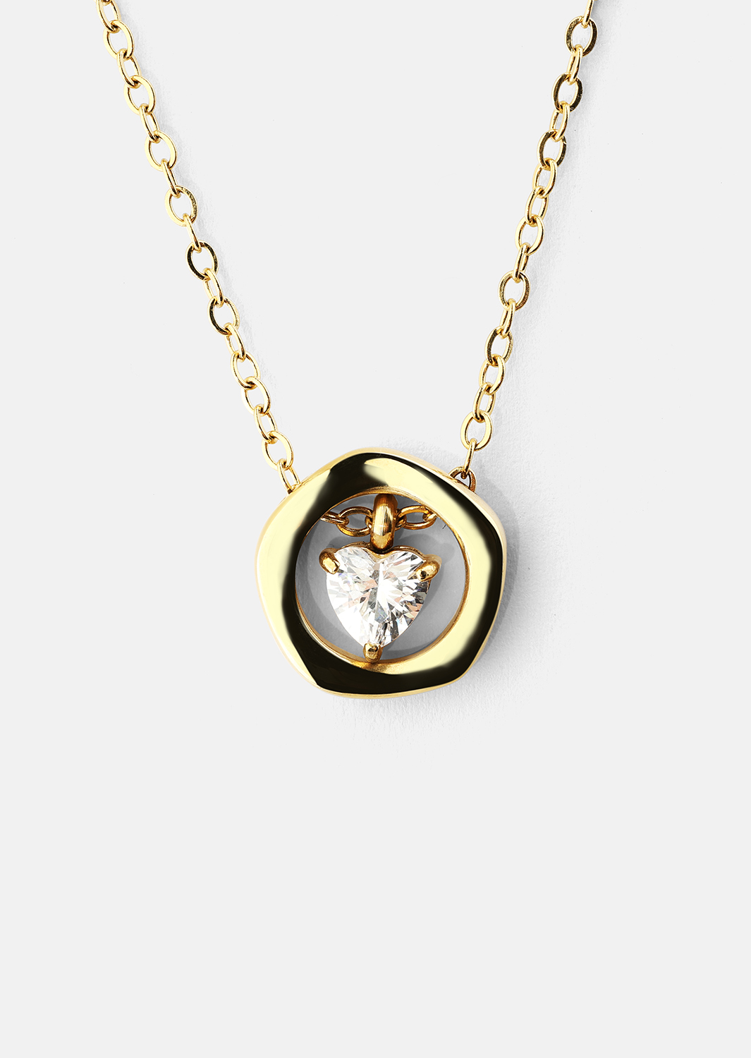 Halskjede Golden Heart – 18k Gullbelagt