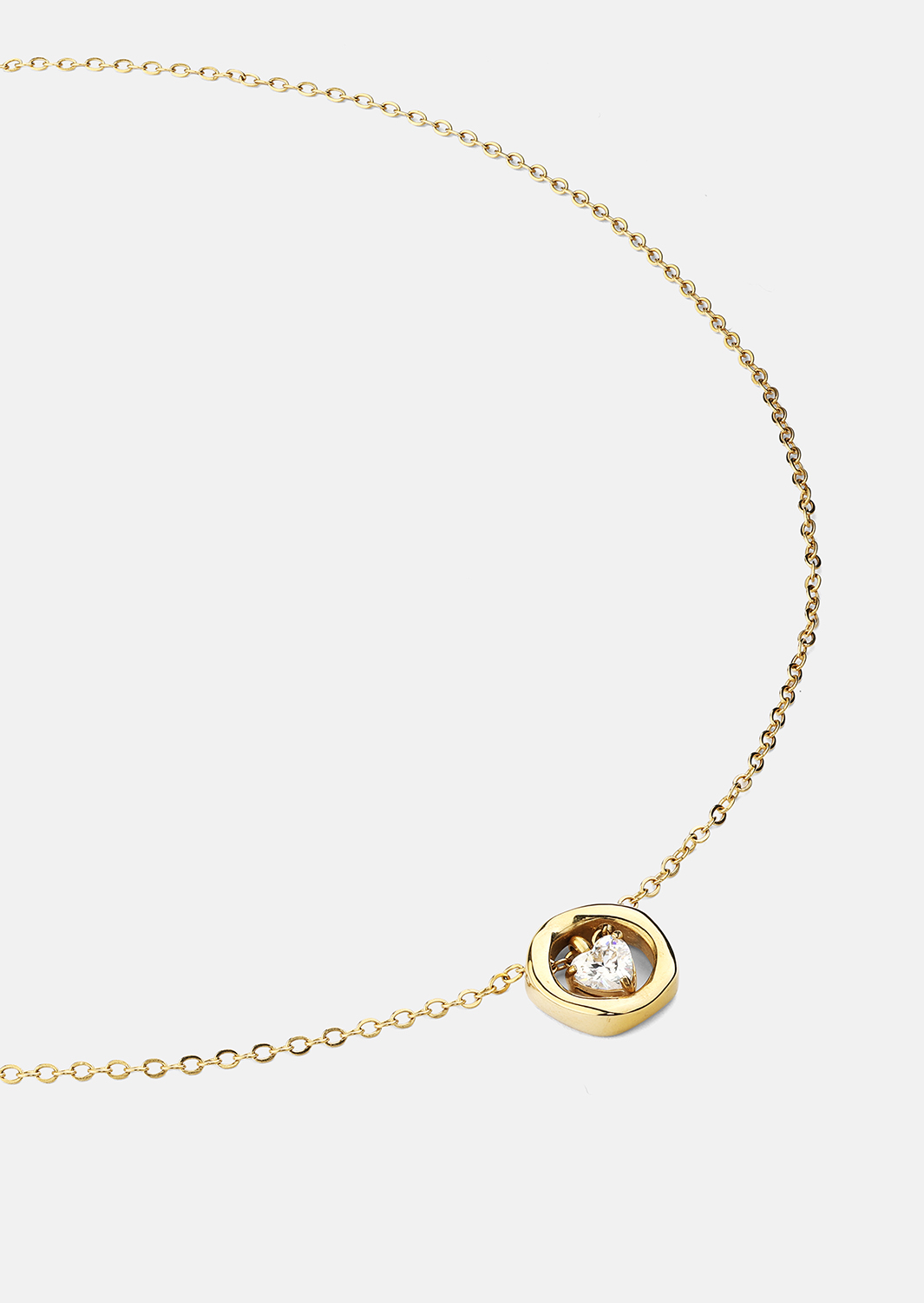 Halskjede Golden Heart – 18k Gullbelagt
