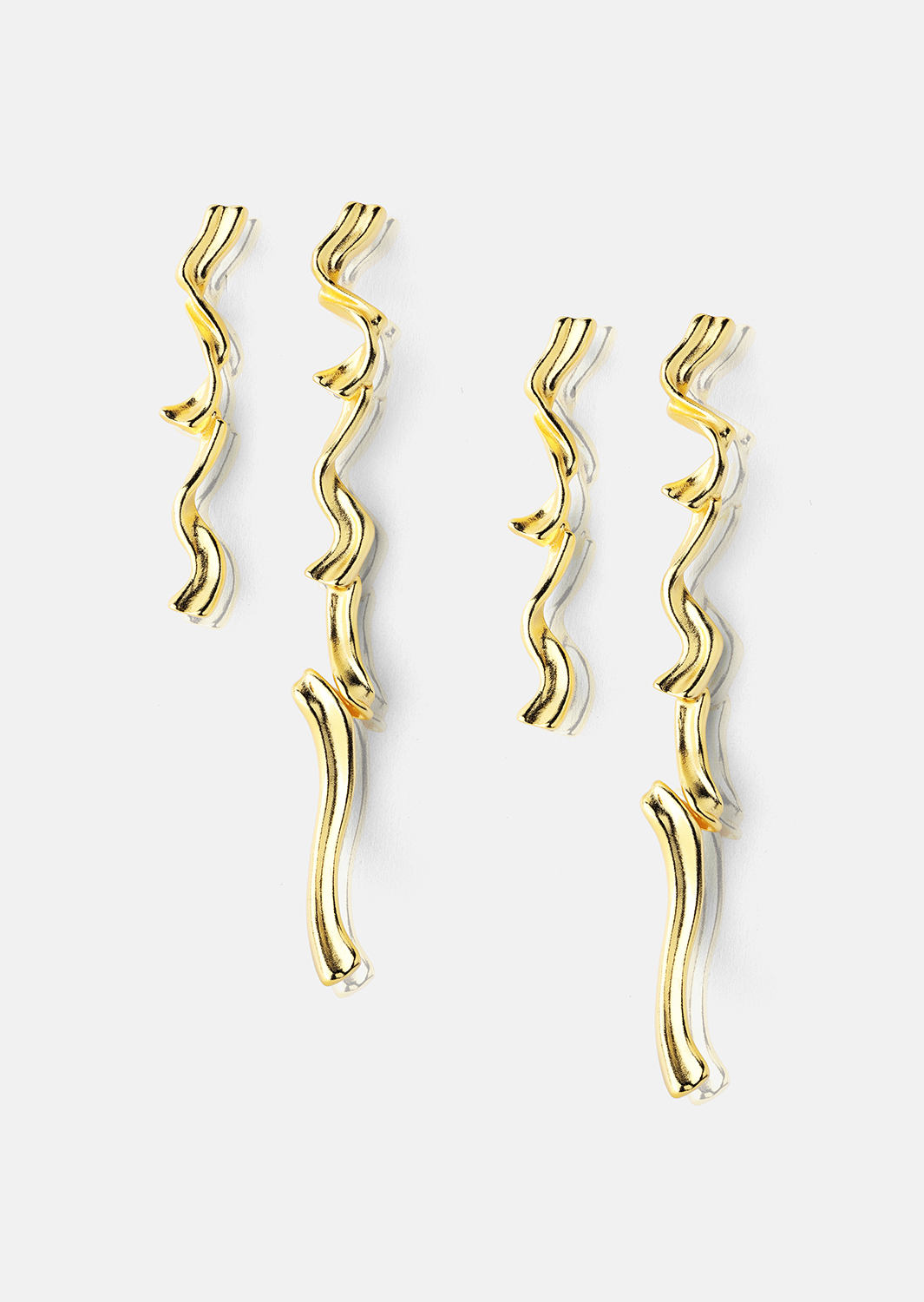Øredobb Flow - 18k Gold Plated