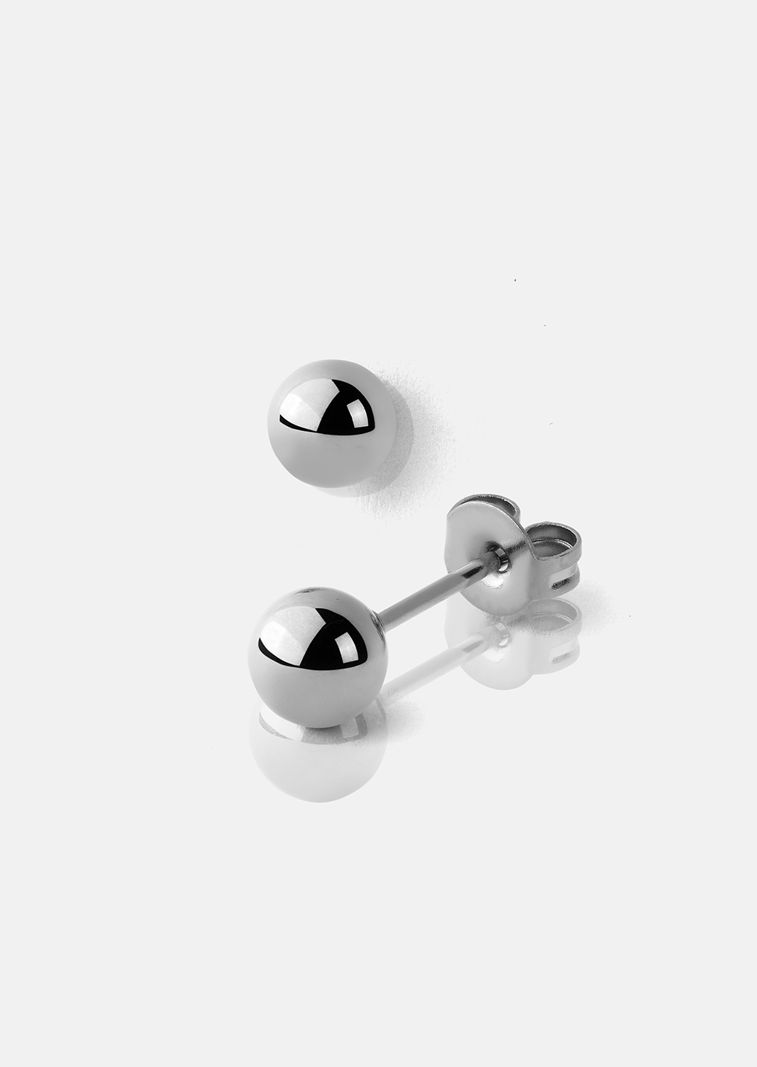 Timeless Orb Earrings - Silver steel