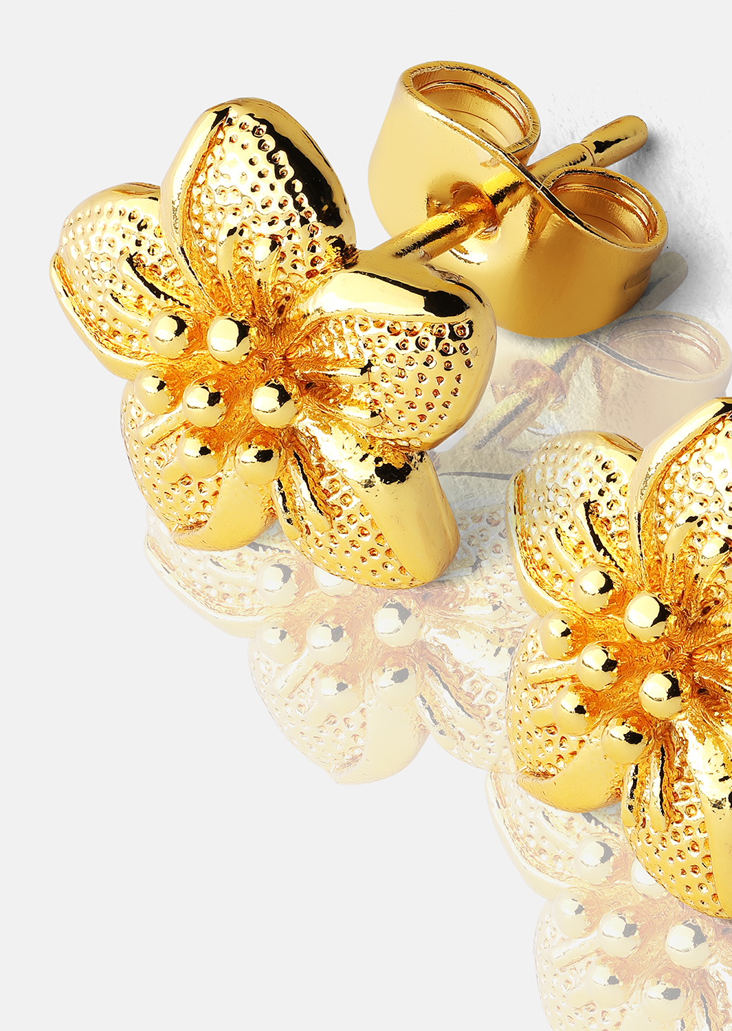 Øredobb Flores - 18k Gold Plated