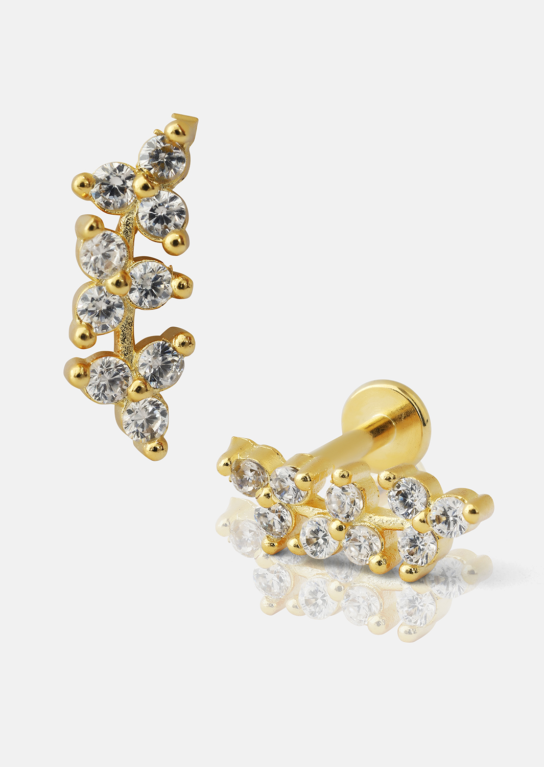 Aurielle Øredobber – 18k Gold Plated