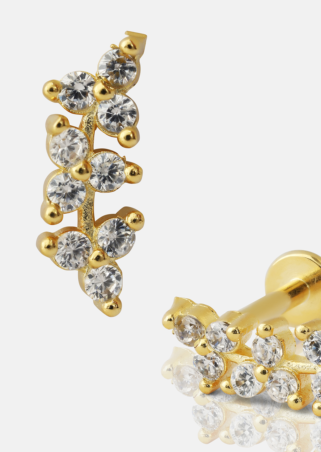 Aurielle Øredobber – 18k Gold Plated