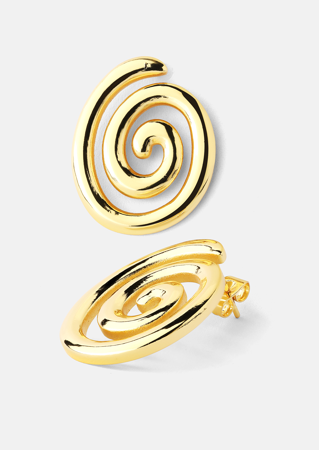 Resin Ørepynt - 18k Gold Plated