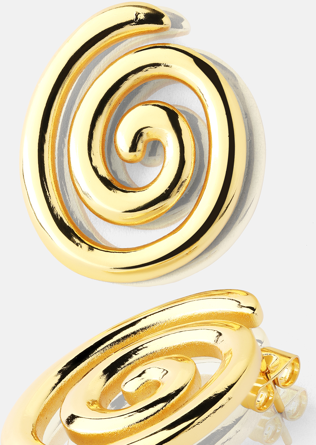 Resin Ørepynt - 18k Gold Plated