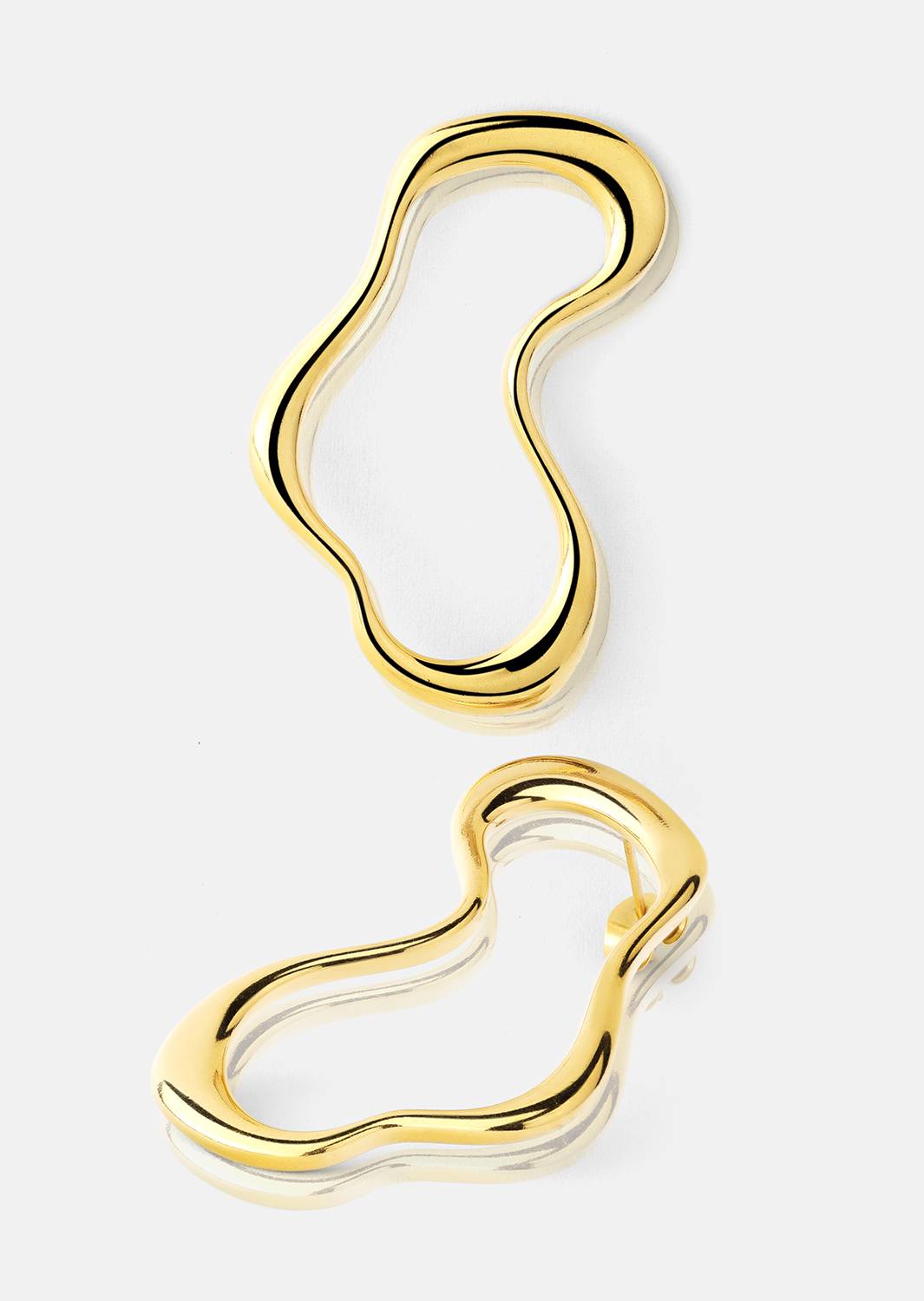 Fluid Glow Ørepynt - 18k Gullbelagt