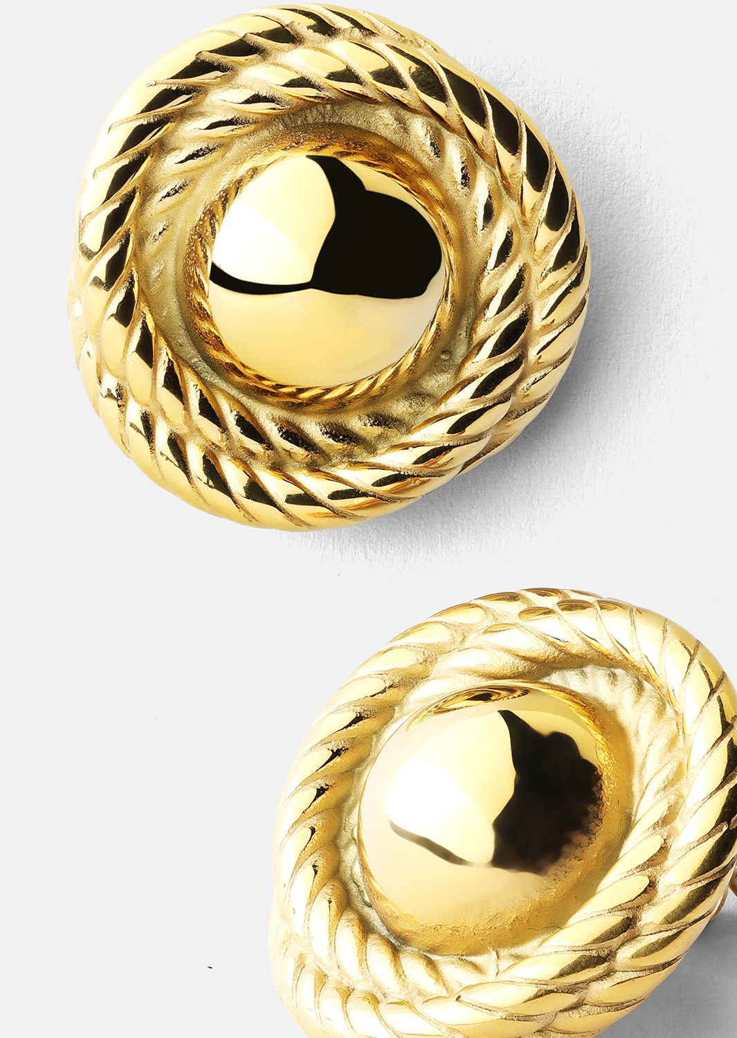 Øredobb Regal Twist - 18k Gold Plated