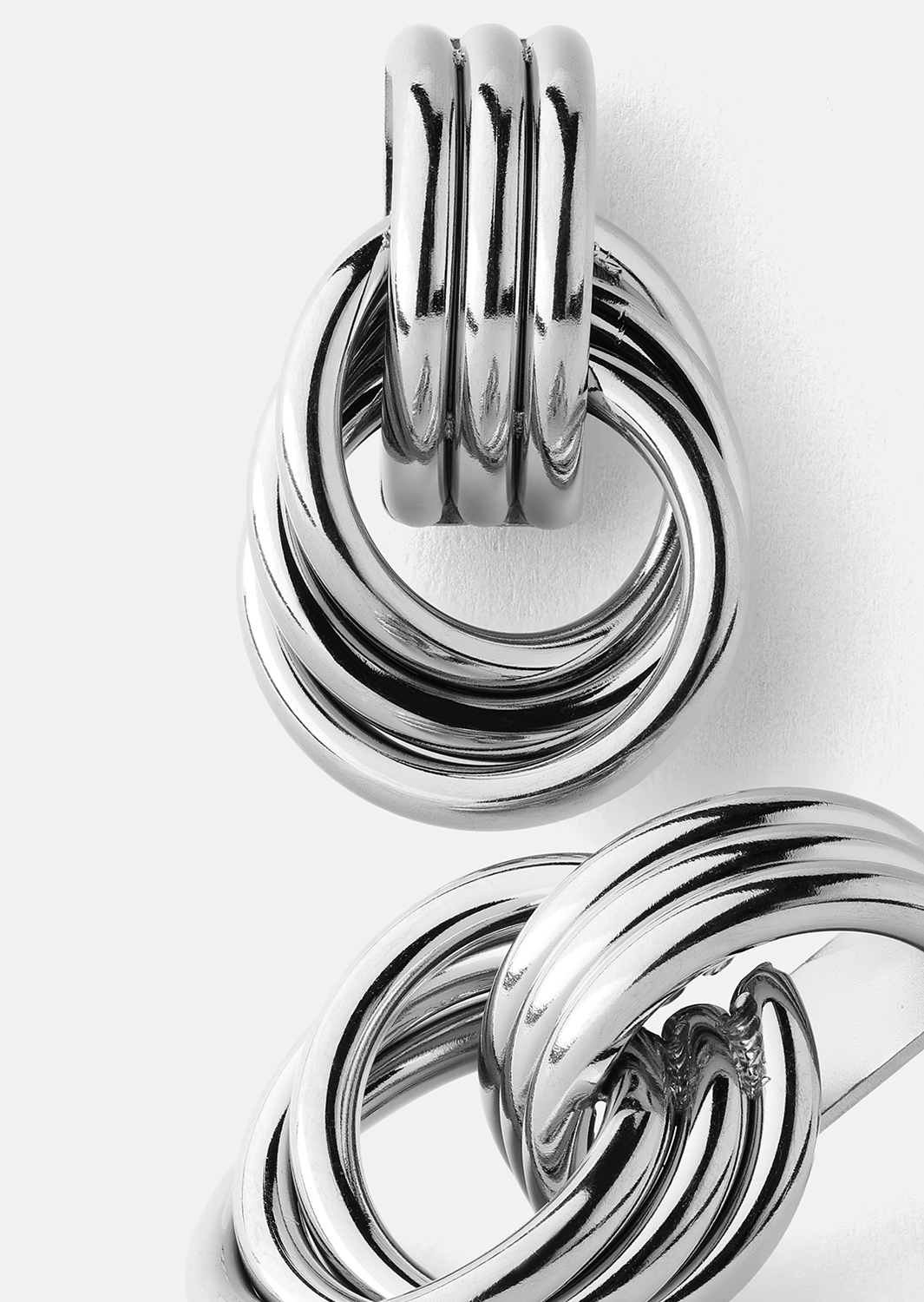  Ørepynt Unity Loop - Silver Plated