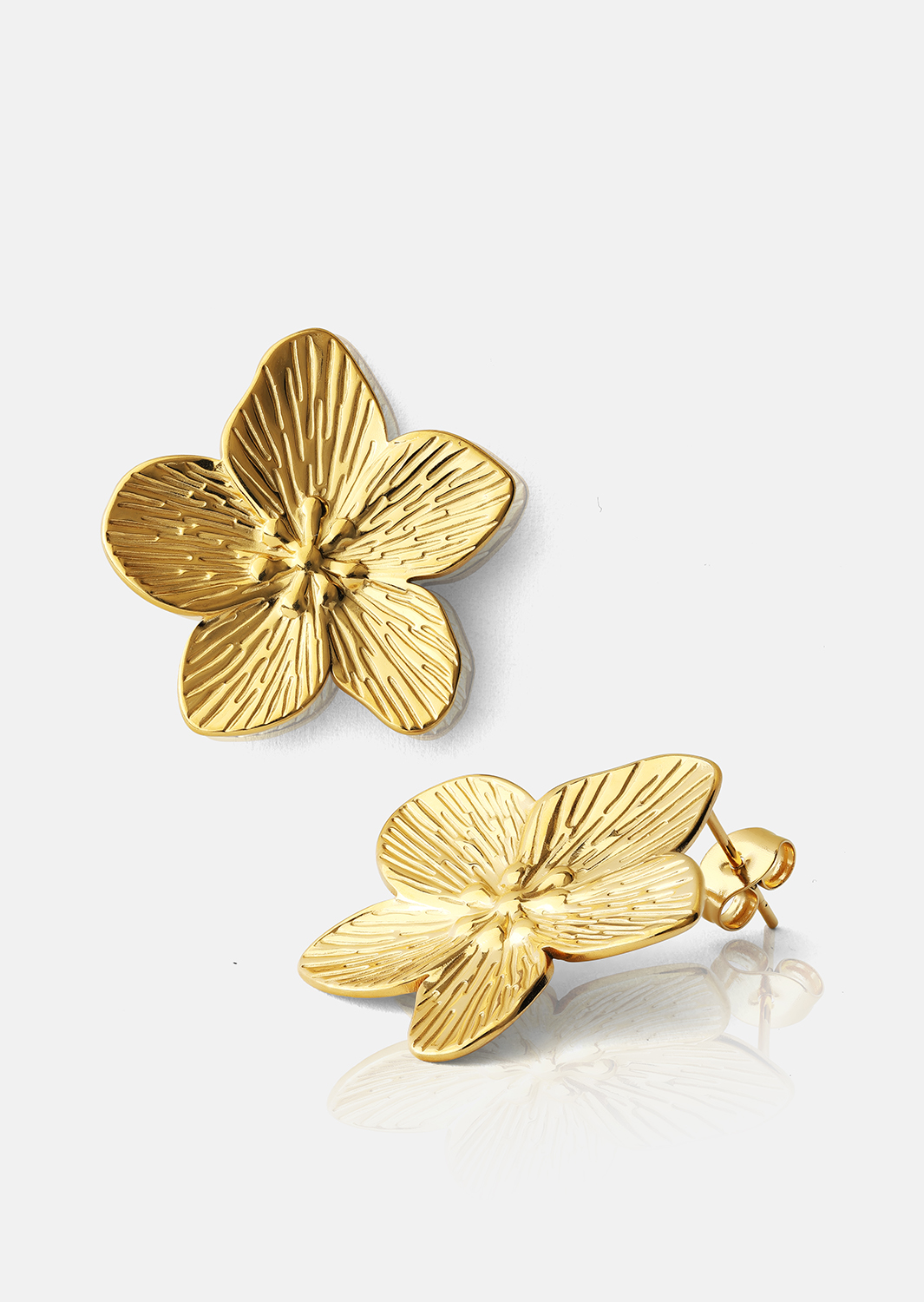  Ørepynt Blossom - 18k Gold Plated