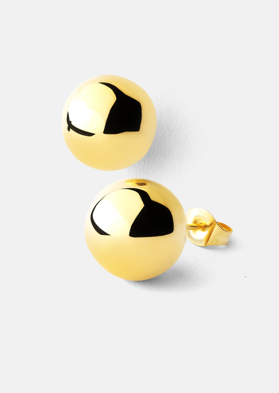 Orb Earrings - 18k Gullbelagte