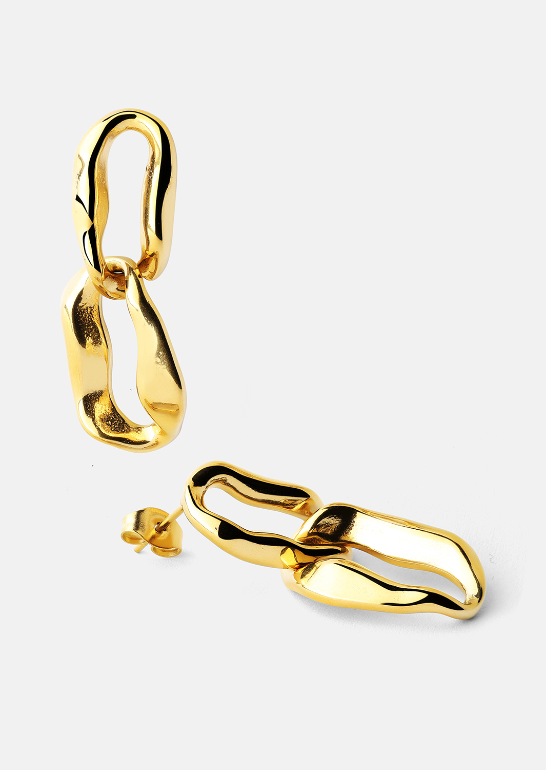 Cascada Ørepynt - 18k Gold Plated