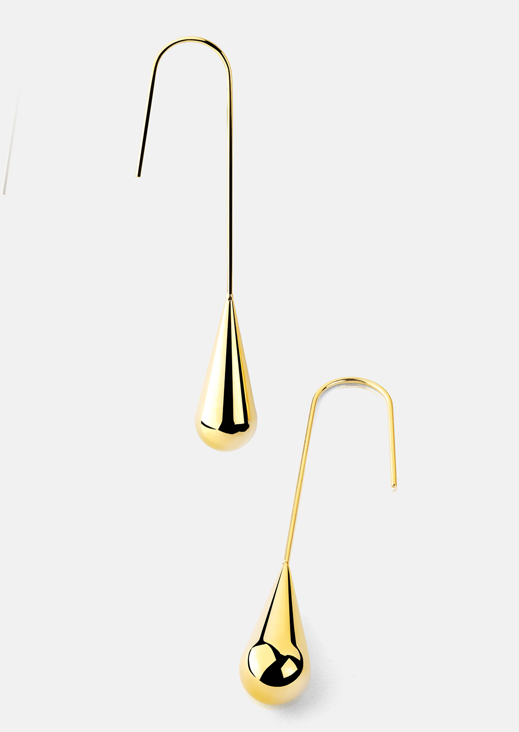 Øredobb Golden Drop Elegance - 18k Gullbelagt