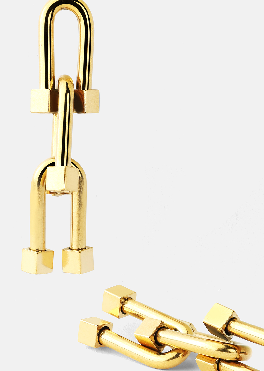 Øredobber Link Luxe – 18k Gullbelagte