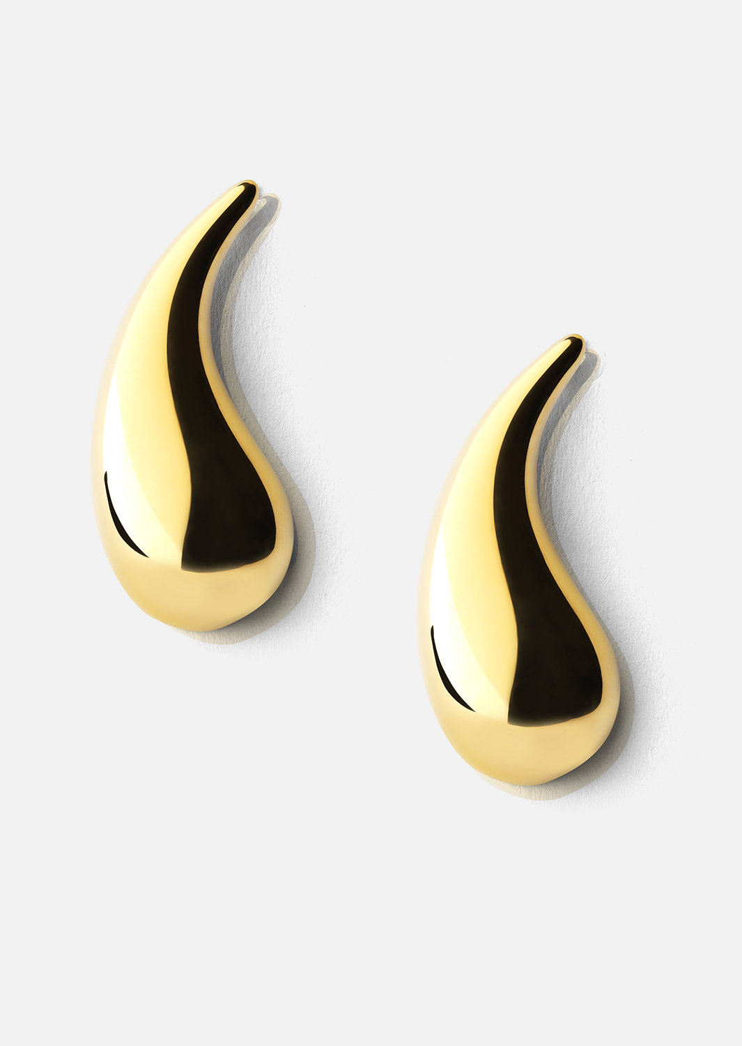  Øredobber Skulpturala Droppar – 18k Gold Plated