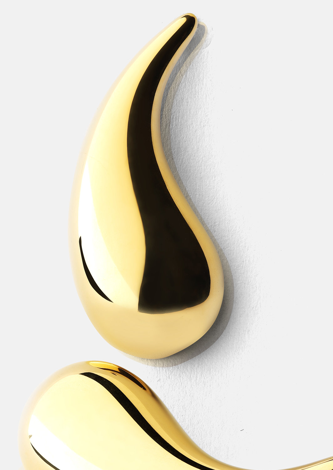  Øredobber Skulpturala Droppar – 18k Gold Plated