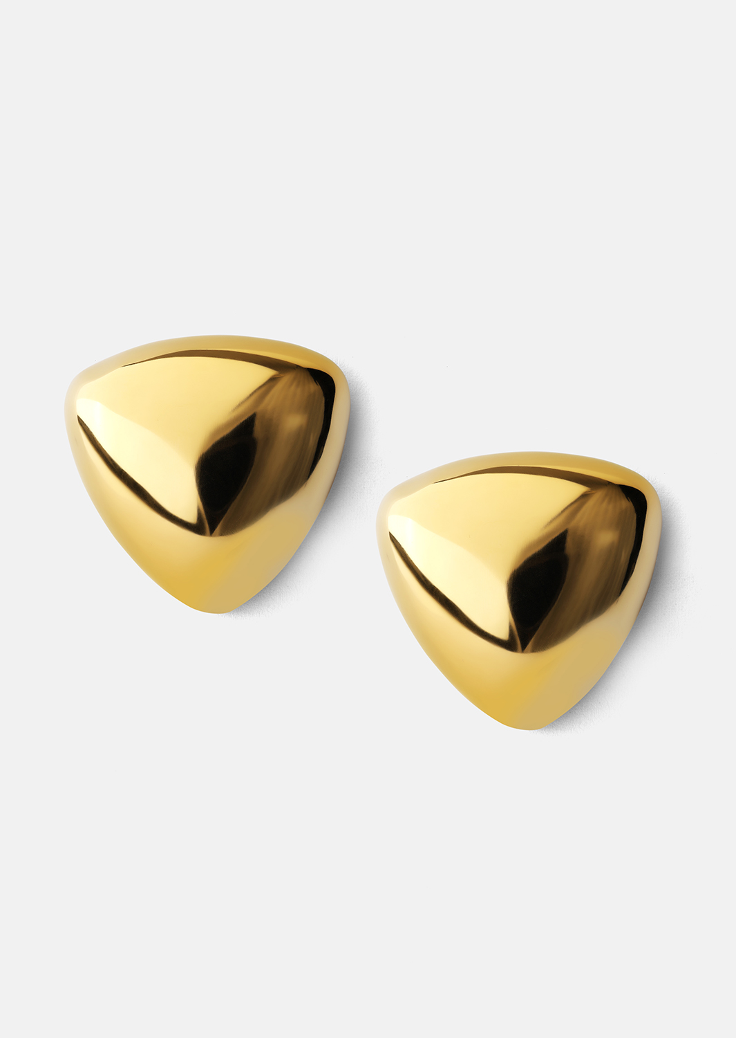 Øredobber Bold Curve – 18k Gullbelagte
