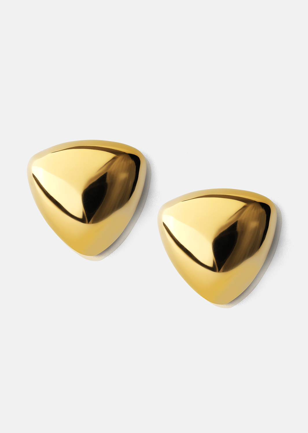 Øredobber Bold Curve – 18k Gullbelagte