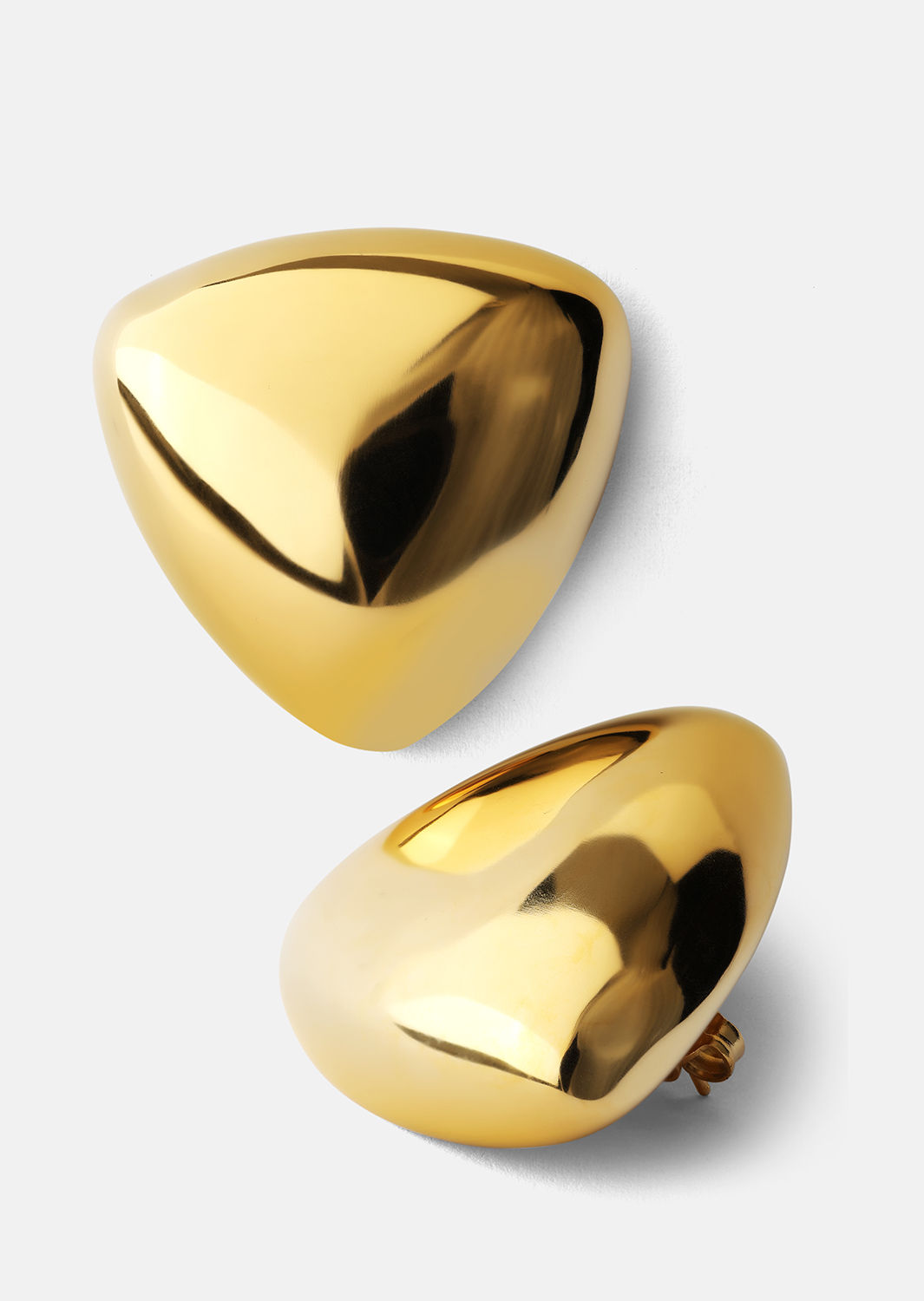 Øredobber Bold Curve – 18k Gullbelagte