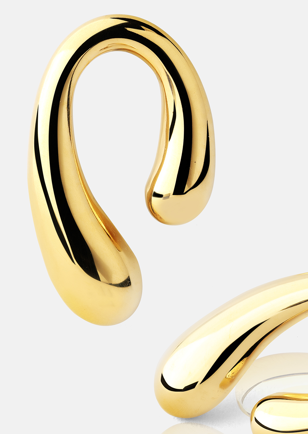 Øredobber Sculpture – 18k Gullbelagte