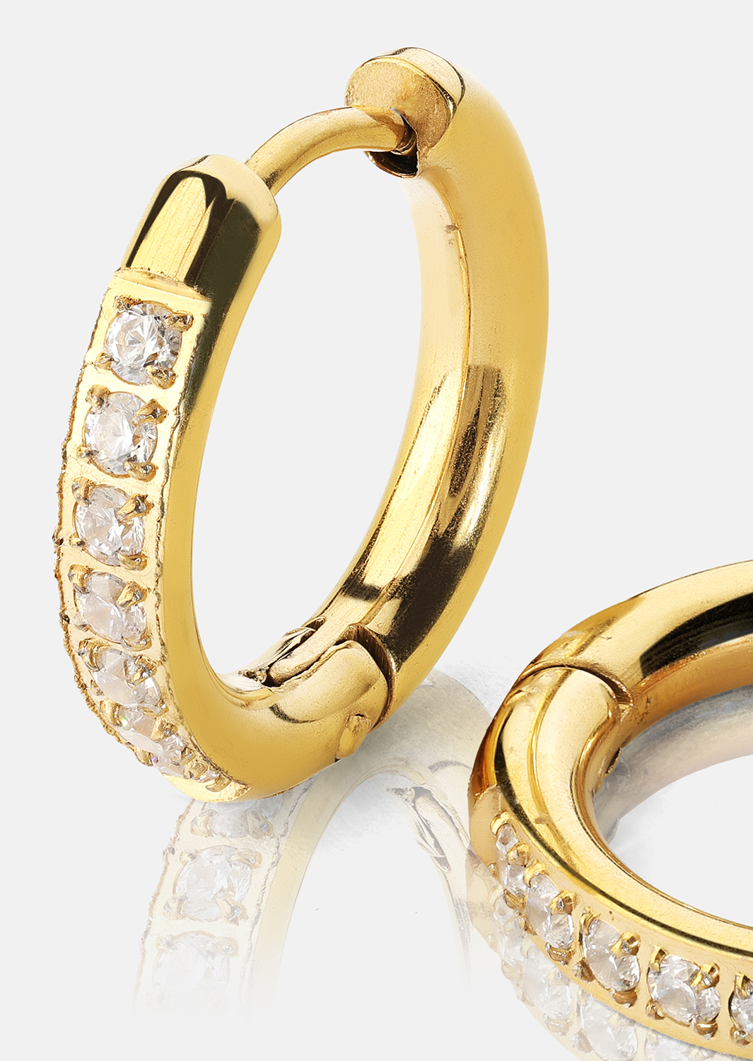 Øredobber Golden Spark – 18k Gullbelagte
