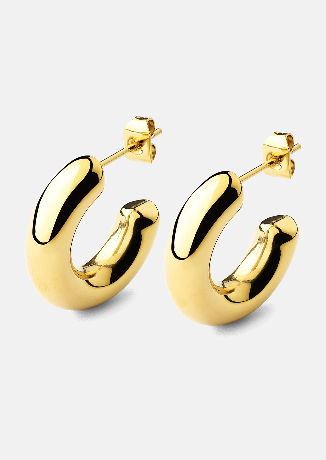 Øredobber Breeze – 18k Gullbelagte