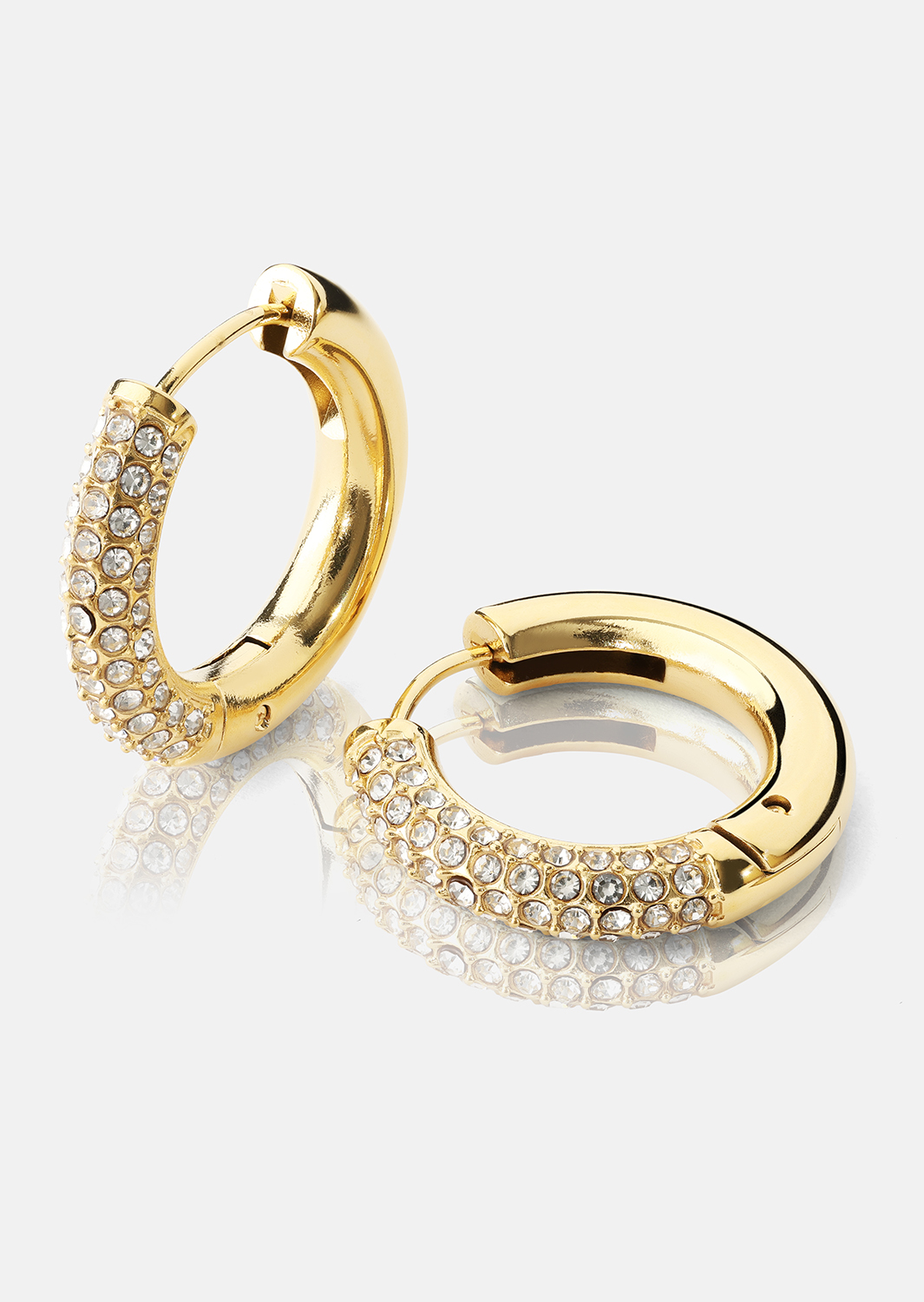 Creolen Øredobber – 18k Gold Plated