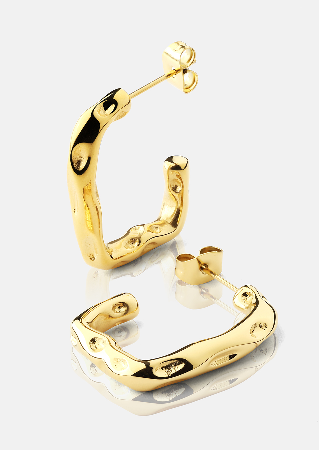 Øredobb Sculptura - 18k Gullbelagt