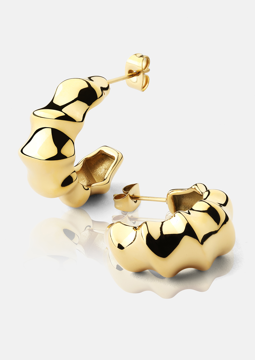  Øredobber Gaia – 18k Gold Plated