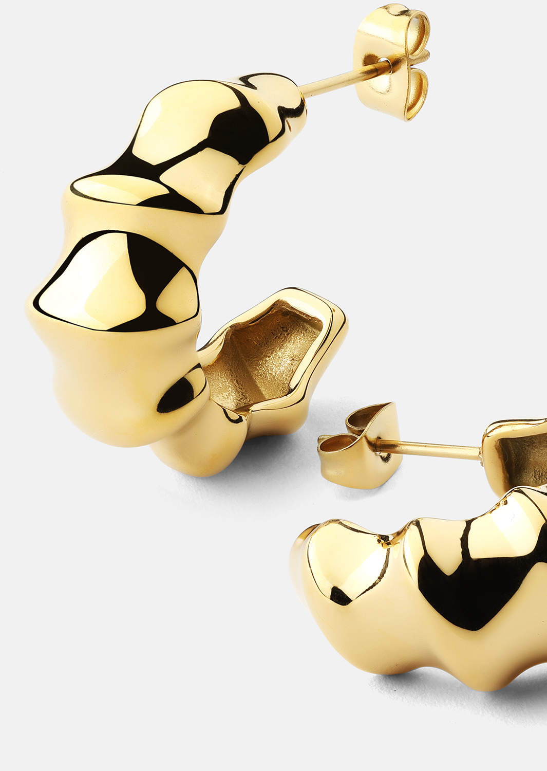  Øredobber Gaia – 18k Gold Plated